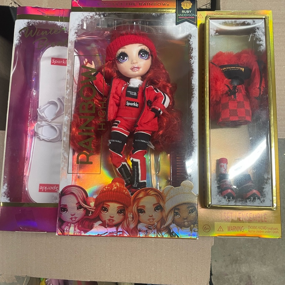 Rainbow High Ruby Anderson Doll with Red Outfit